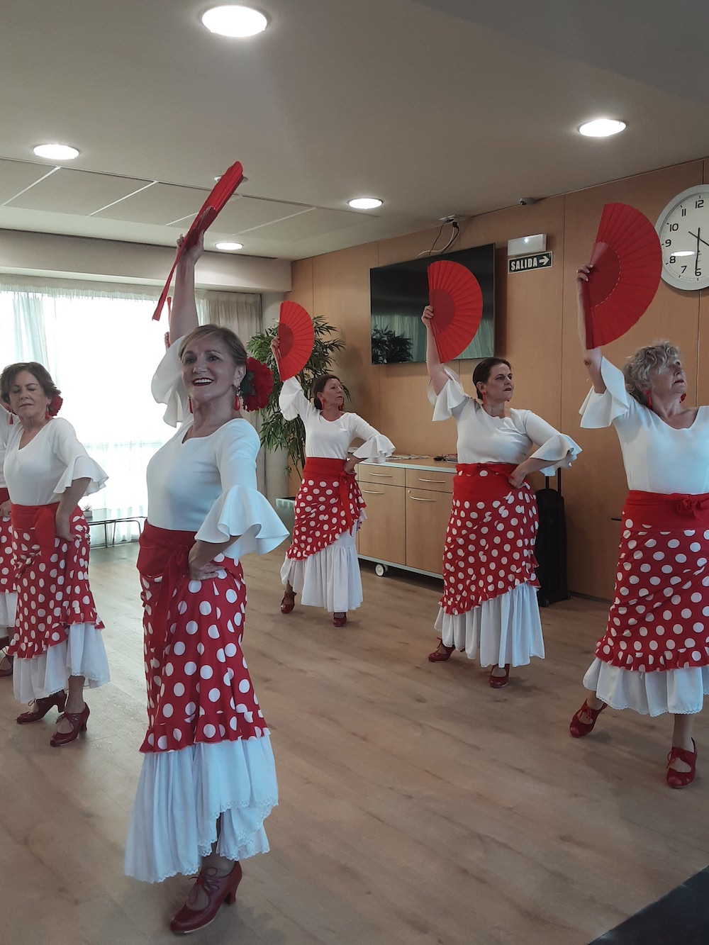 sevillanas residencia tercera edad pamplona 5 - Volantes de alegría: El centro se viste de gala por sevillanas
