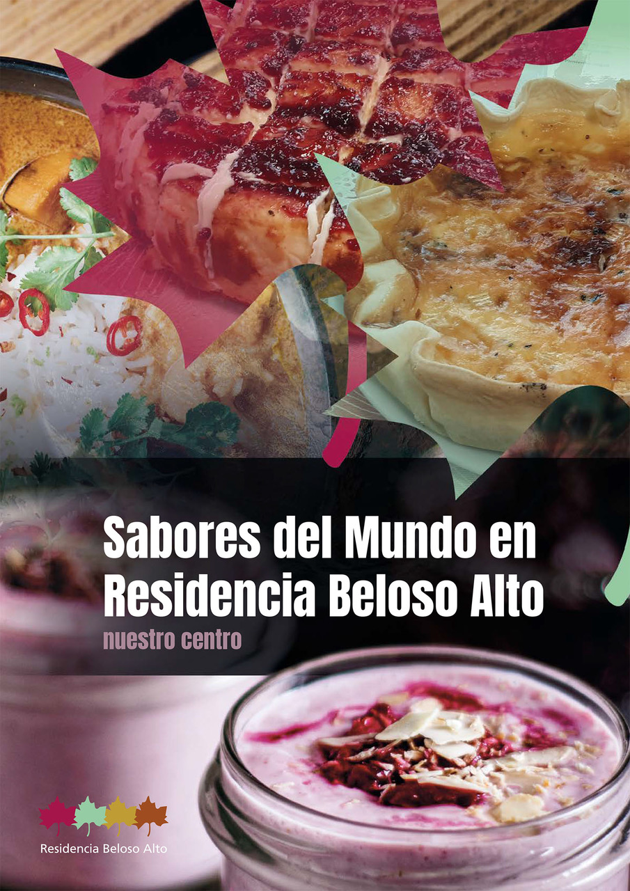 Libro solidario de recetas de la Residencia Beloso Alto creado por residentes y profesionales en apoyo a la Asociación AFAN