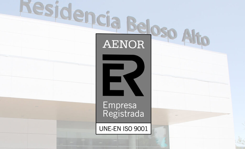 audiotoria - Residencia Beloso Alto dispone de un sistema de gestión de la calidad