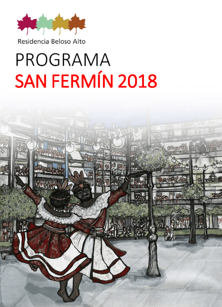 portada SF RBA - Programa de actos festivos San fermín 2018 en Residencia Beloso Alto